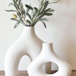 Ceramic Hollow Donut Vase Decor