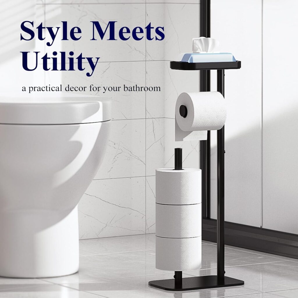 Toilet Roll Holder Stand