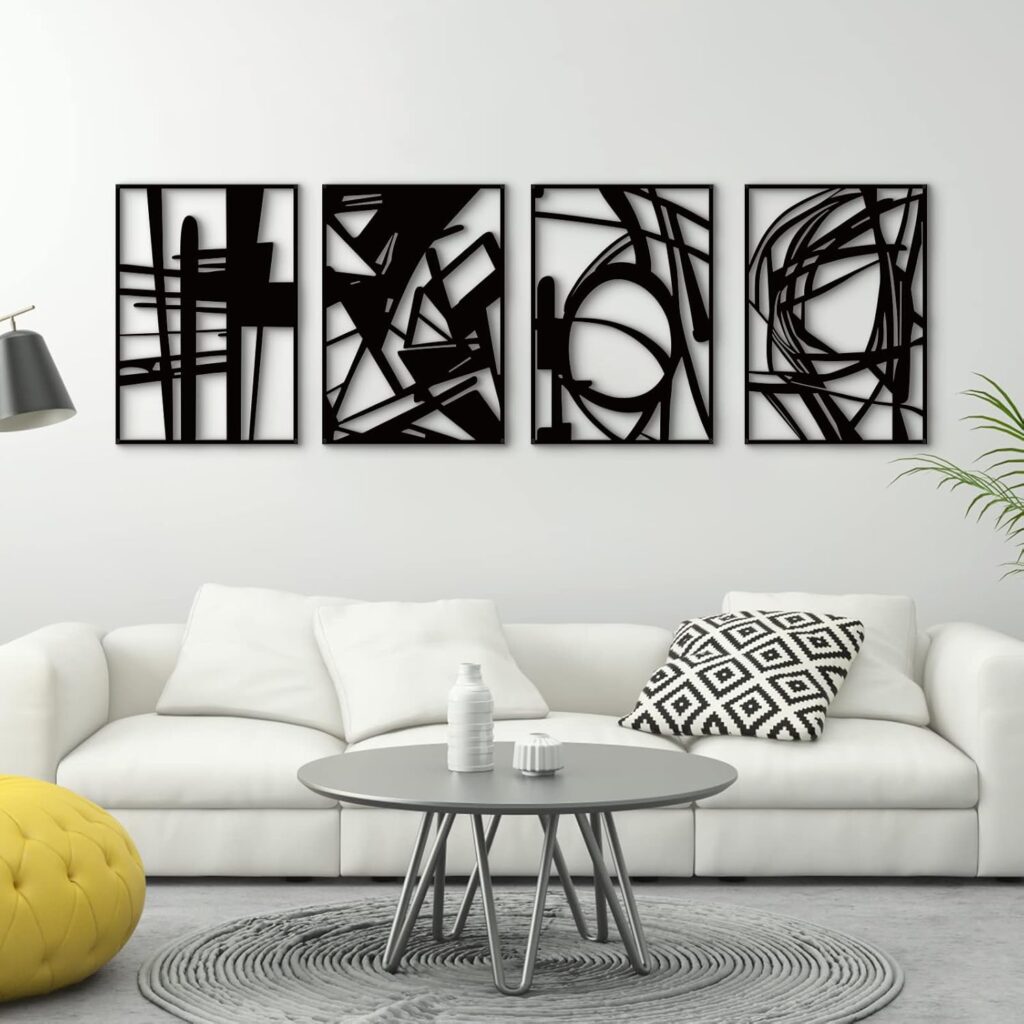 Black Metal Wall Art
